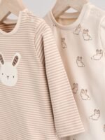 Next Neutral Baby Tops and Leggings 4 Piece Set - Image 3