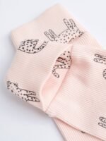 Next Pink Mono 4 Pack Baby Footless Sleepsuits - Image 6