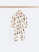 Next Pink Mono 4 Pack Baby Footless Sleepsuits - Image 4