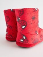 Next Spider-Man Red Warm Lined Slipper Boots - Image 2