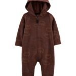 Carters - Baby Zip-Up Hooded Jumpsuit
