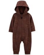 Carters - Baby Zip-Up Hooded Jumpsuit
