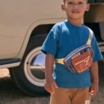 Next Blue Short Sleeve Bumbag T-Shirt & Shorts Set