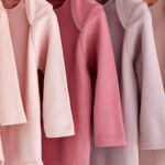 Next Pink 5 Pack Essential Long Sleeve 100% Cotton Baby Bodysuits