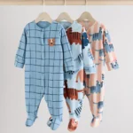 Next Navy Sleepsuits 3 Pack