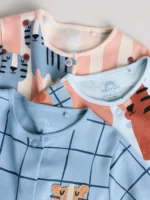 Next Navy Sleepsuits 3 Pack - Image 2