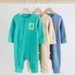 Next Blue Sleepsuits 3 Pack