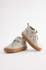 Next - Buy Neutral Standard Fit (F) Elastic Lace Touch Fastening Chevron Boots