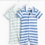 Tu Clothing - Stripe Printed Collared Romper 2 Pack