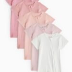 Tu Clothing -  Pink Rompers 5 Pack