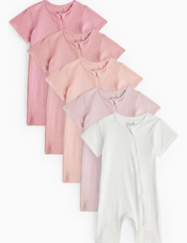 screenshot-9 Tu Clothing - Pink Rompers 5 Pack - Image 1