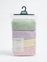 Tu Clothing - 4 Pack Ribbed Pastel Bodysuits - Image 2