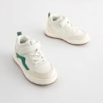 Next Cream/green Trainers