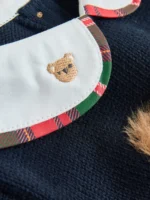 Next Navy Bear Knitted Jumper and Leggings Baby Set - Image 4