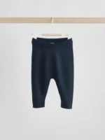 Next Navy Bear Knitted Jumper and Leggings Baby Set - Image 9