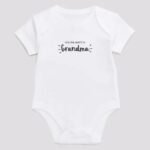 Matalan - Baby White Grandma Announcement Bodysuit