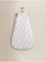 George - Pink & White Unicorn Jersey Cotton Sleep Bag 3.5 Tog - Image 3