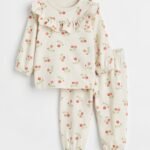 H&M - Floral Cotton Frilled Pyjamas