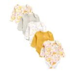 Mothercare Girls Change Maker Long Baby Bodysuits - 5 Pack