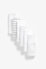 Mothercare Grey, Print and Plain Muslins - 6 Pack