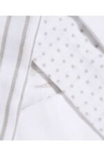 Mothercare Grey, Print and Plain Muslins - 6 Pack - Image 3