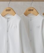 Mamas & Papas - White Sleepsuits (Pack of 3) - Image 2