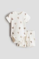 HM - 2-piece ribbed cotton set