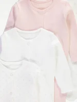 George - Mini Hearts Sleepsuits 5 Pack - Image 2