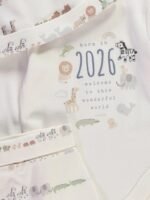 George - Cream Born In 2026 Hat Bodysuit and Leggings Outfit - Image 2