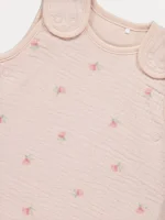 George - Pink Ditsy Floral Sleep Bag 1 Tog - Image 2