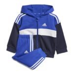 Adidas Tiberio 3 Stripes Colorblock Fleece Track Suit Infants