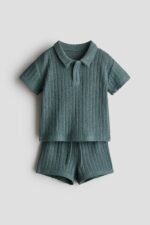 HM - 2-piece pointelle-knit set