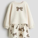 HM - 2-piece sweatshirt and skirt set