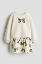 HM - 2-piece sweatshirt and skirt set