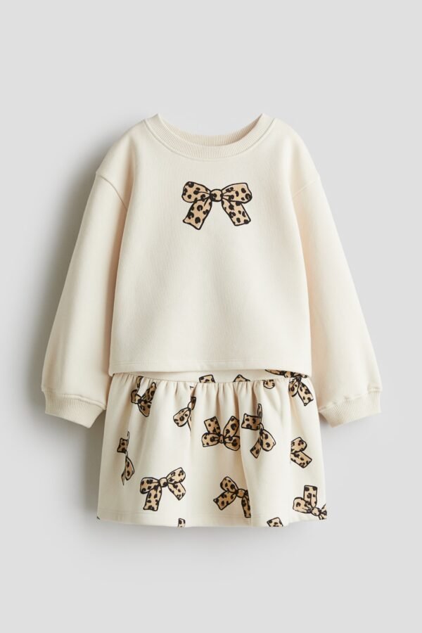 HM - 2-piece sweatshirt and skirt set