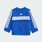 Adidas Seasonal Essentials Tiberio 3-Stripes Fleece Crew Set Kids - Image 6