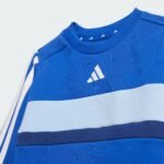 Adidas Seasonal Essentials Tiberio 3-Stripes Fleece Crew Set Kids - Image 3