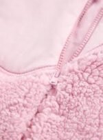 Tu Clothing - Disney Angel Pink Fluffy Fleece Hooded Sleepsuit - Image 2