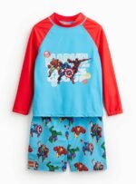 Tu Clothing - Marvel Rash Vest & Shorts Swim Set